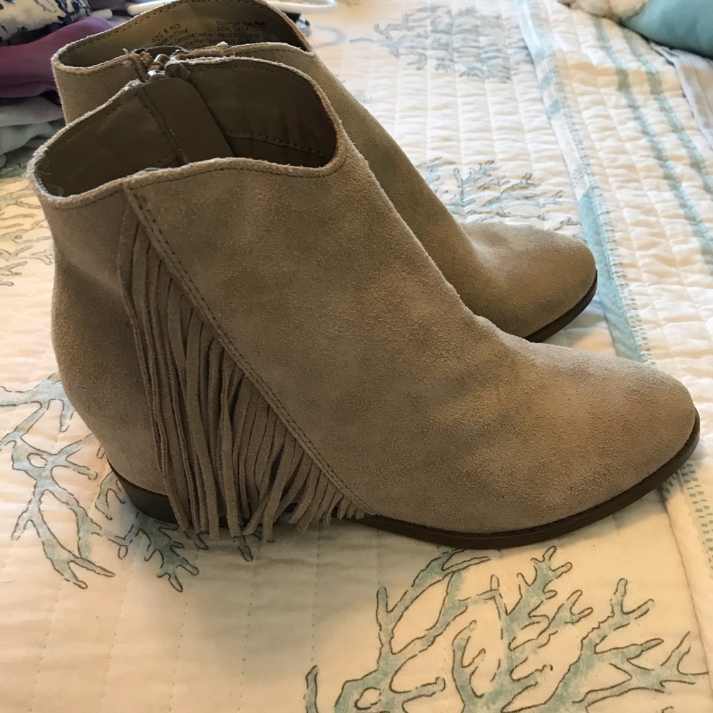 Grey Mudd Booties, never worn